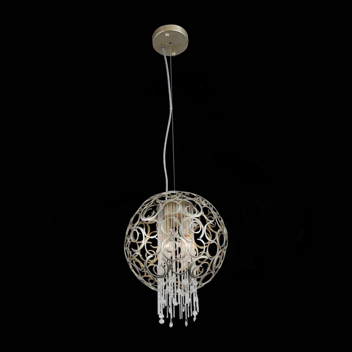 SL1101.203.02 Люстра подвесная ST-Luce Шампань/Шампань, Прозрачный E14 2*40W DOLCIMA — изображение 4