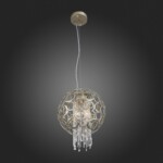 SL1101.203.02 Люстра подвесная ST-Luce Шампань/Шампань, Прозрачный E14 2*40W DOLCIMA — изображение 5