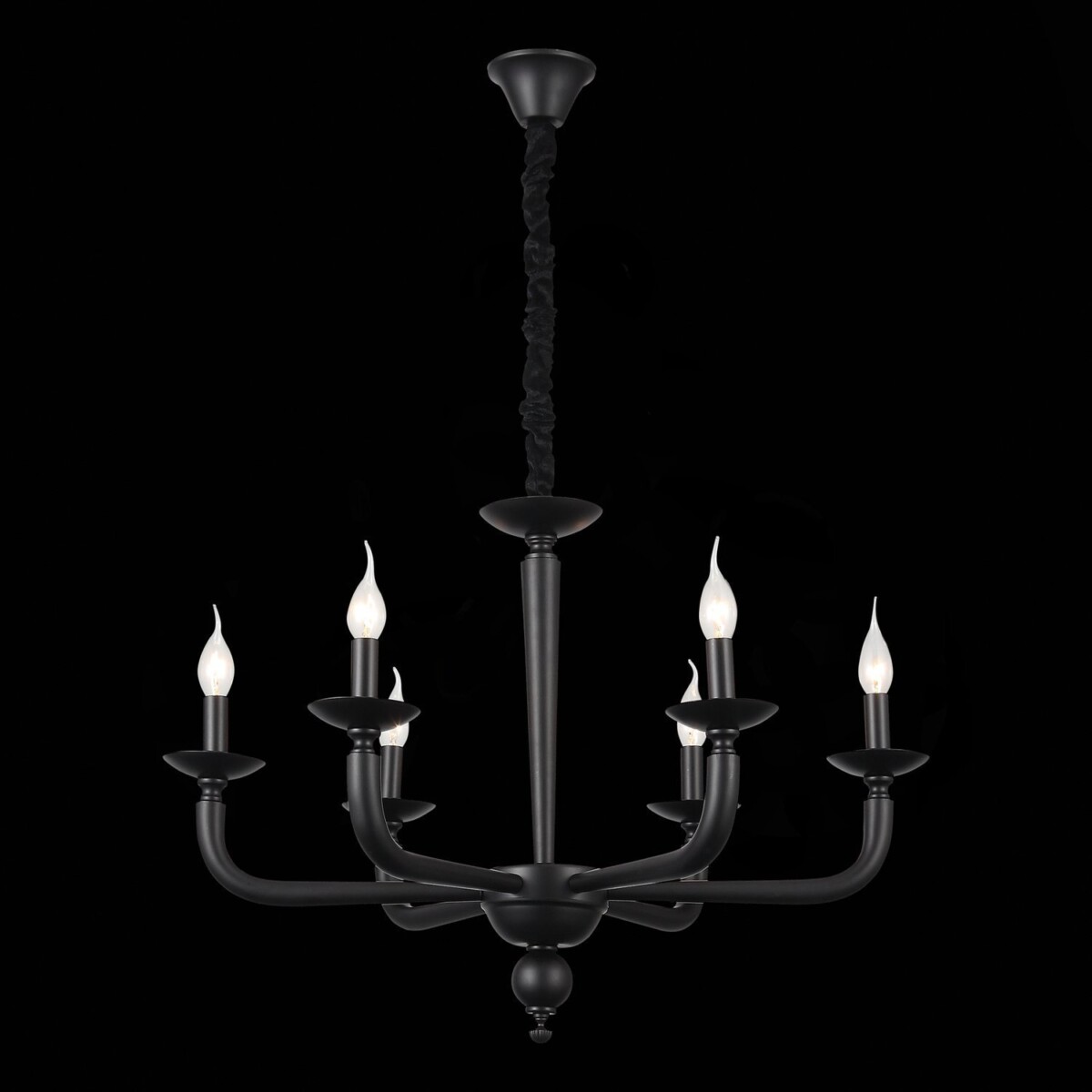 SL1114.403.06 Люстра подвесная ST-Luce Черный E14 6*40W FORTEZA — изображение 1