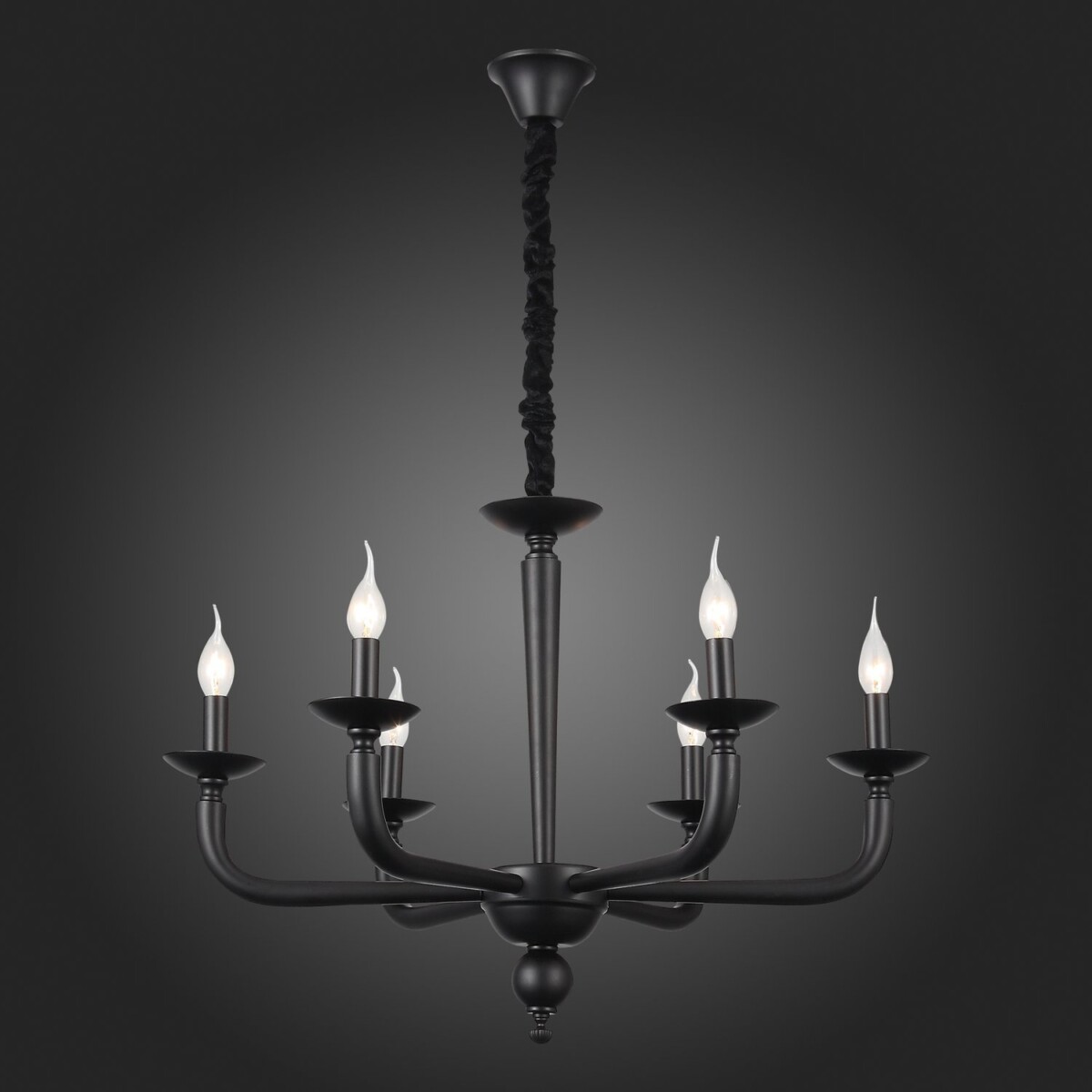 SL1114.403.06 Люстра подвесная ST-Luce Черный E14 6*40W FORTEZA — изображение 2