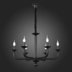 SL1114.403.06 Люстра подвесная ST-Luce Черный E14 6*40W FORTEZA — изображение 2