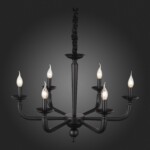 SL1114.403.06 Люстра подвесная ST-Luce Черный E14 6*40W FORTEZA — изображение 8