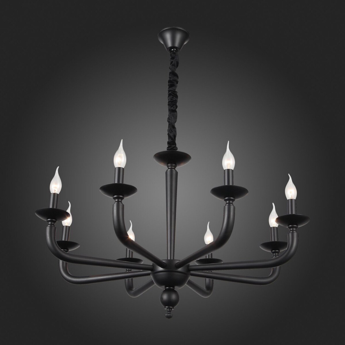 SL1114.403.08 Люстра подвесная ST-Luce Черный E14 8*40W FORTEZA — изображение 5