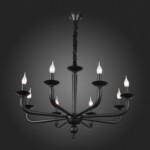 SL1114.403.08 Люстра подвесная ST-Luce Черный E14 8*40W FORTEZA — изображение 5