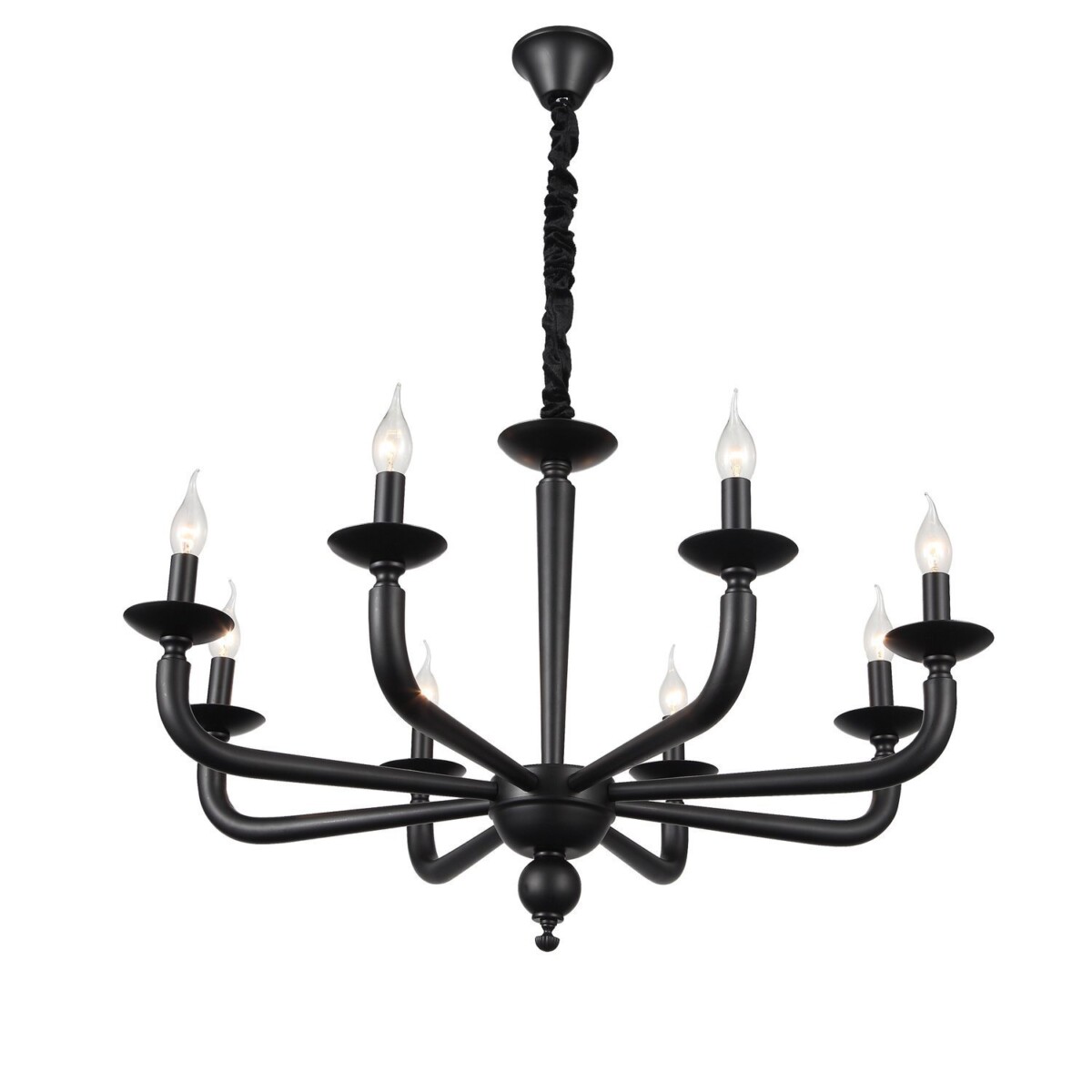 SL1114.403.08 Люстра подвесная ST-Luce Черный E14 8*40W FORTEZA — изображение 6