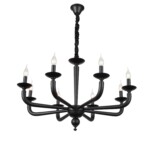 SL1114.403.08 Люстра подвесная ST-Luce Черный E14 8*40W FORTEZA — изображение 6