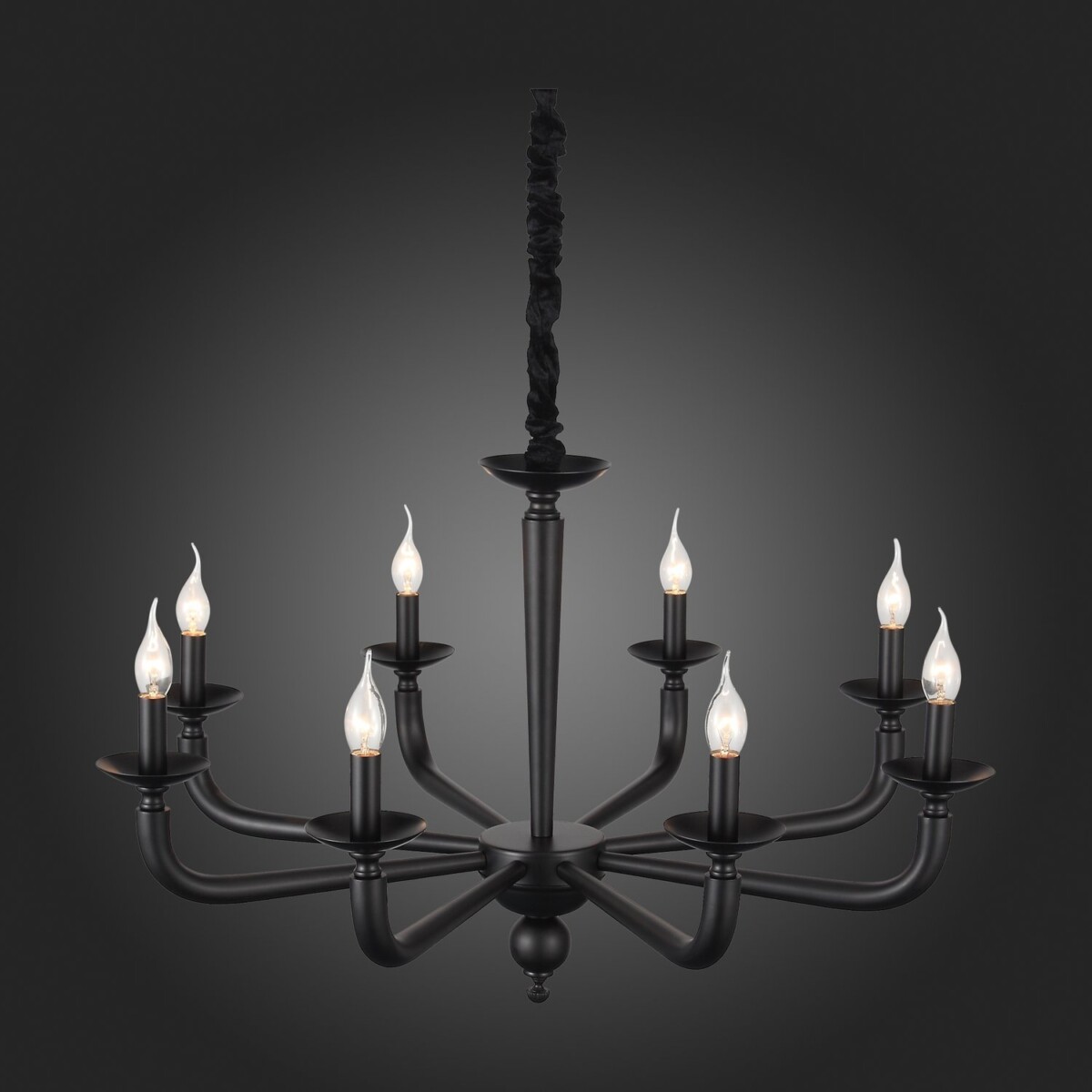 SL1114.403.08 Люстра подвесная ST-Luce Черный E14 8*40W FORTEZA — изображение 8