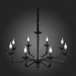 SL1114.403.08 Люстра подвесная ST-Luce Черный E14 8*40W FORTEZA — изображение 8