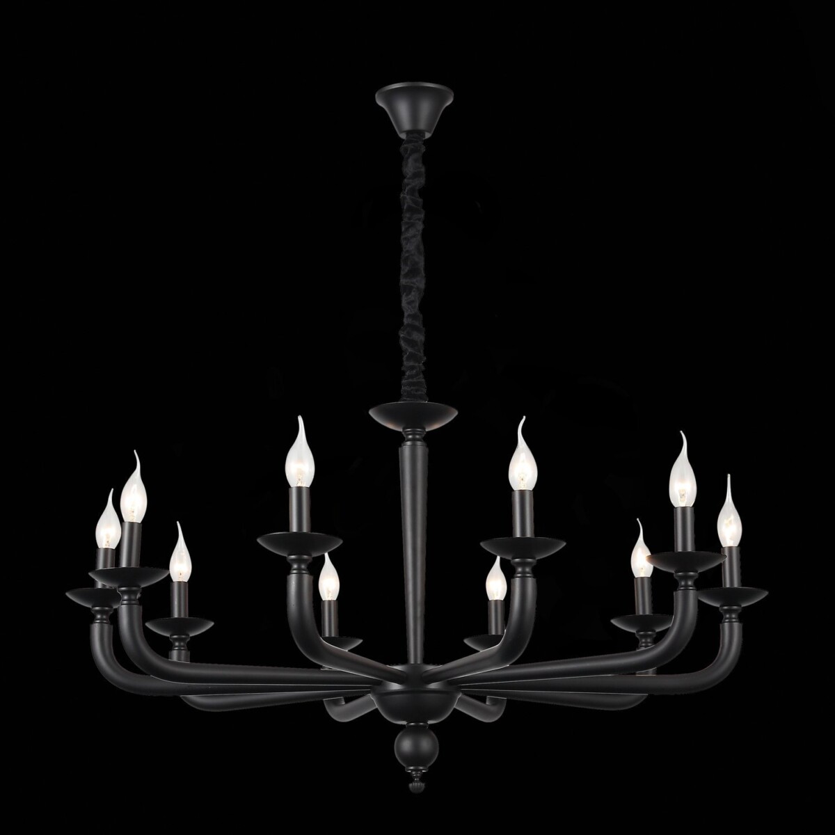SL1114.403.10_01B SL1114.403.10 Люстра подвесная ST-Luce Черный E14 10*40W FORTEZA — изображение 1