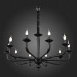 SL1114.403.10 Люстра подвесная ST-Luce Черный E14 10*40W FORTEZA — изображение 5