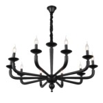 SL1114.403.10 Люстра подвесная ST-Luce Черный E14 10*40W FORTEZA — изображение 6