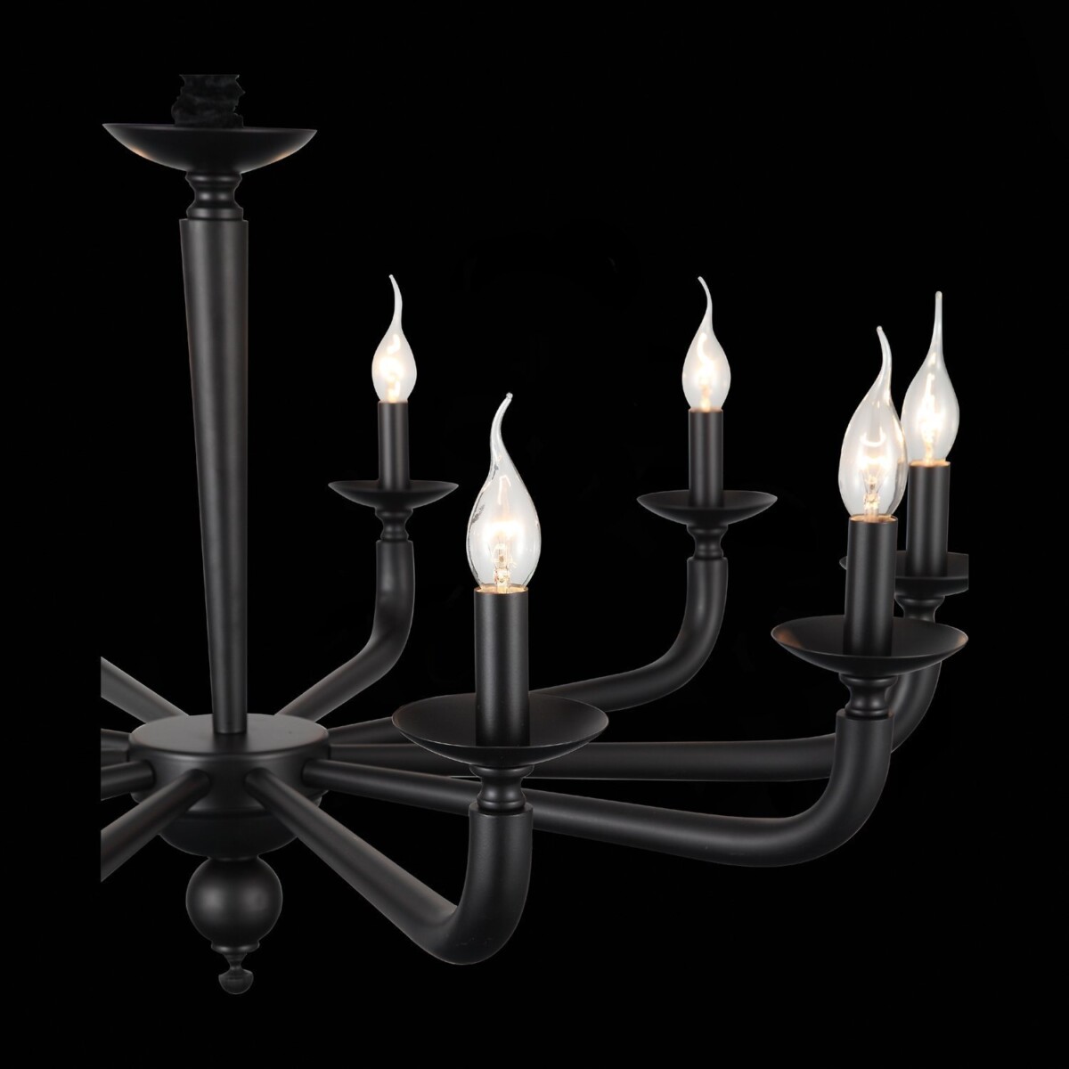 SL1114.403.10 Люстра подвесная ST-Luce Черный E14 10*40W FORTEZA — изображение 7