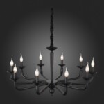 SL1114.403.10 Люстра подвесная ST-Luce Черный E14 10*40W FORTEZA — изображение 11