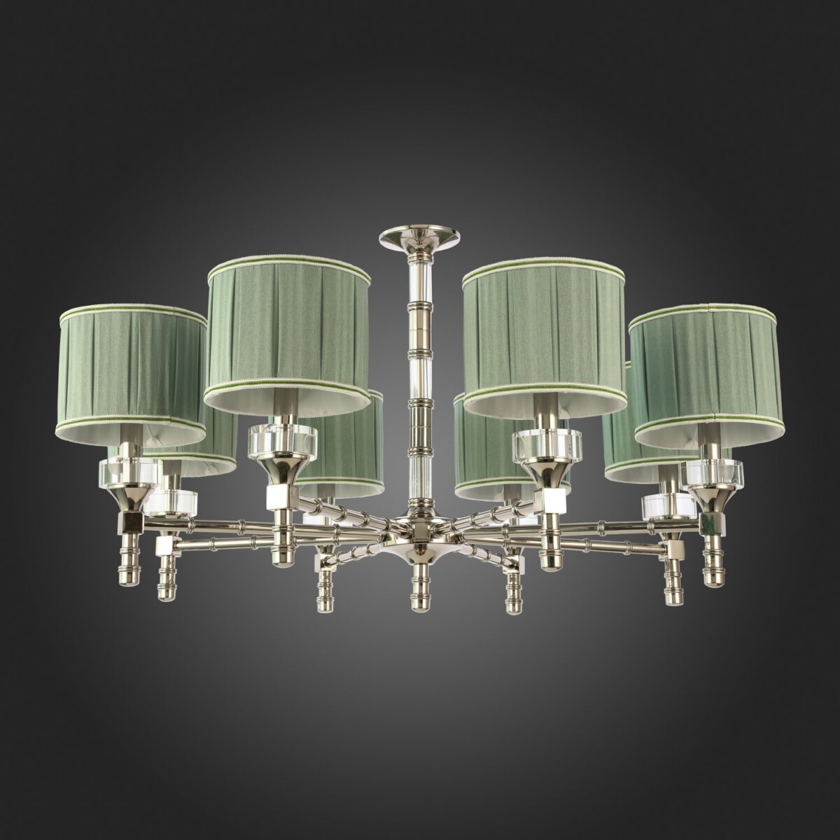SL1121.103.08 Люстра подвесная ST-Luce Никель/Оливковый E14 8*40W OLEO — изображение 4