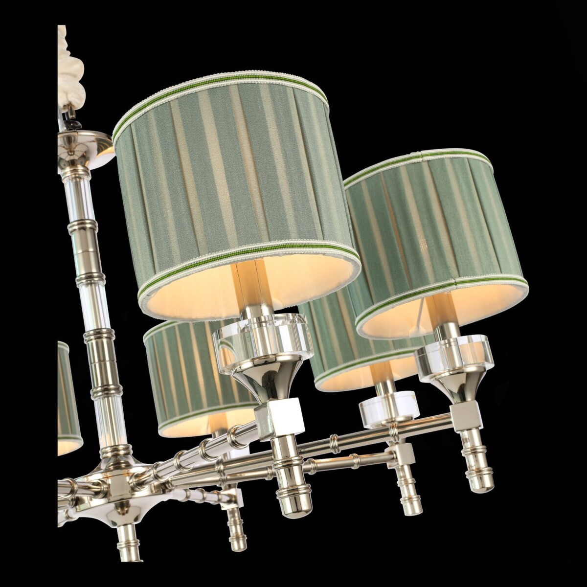 SL1121.103.08 Люстра подвесная ST-Luce Никель/Оливковый E14 8*40W OLEO — изображение 5