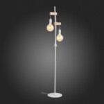 SL1142.505.01 Светильник напольный Белый, Светлое дерево E27 2*60W BAGETTI — изображение 8