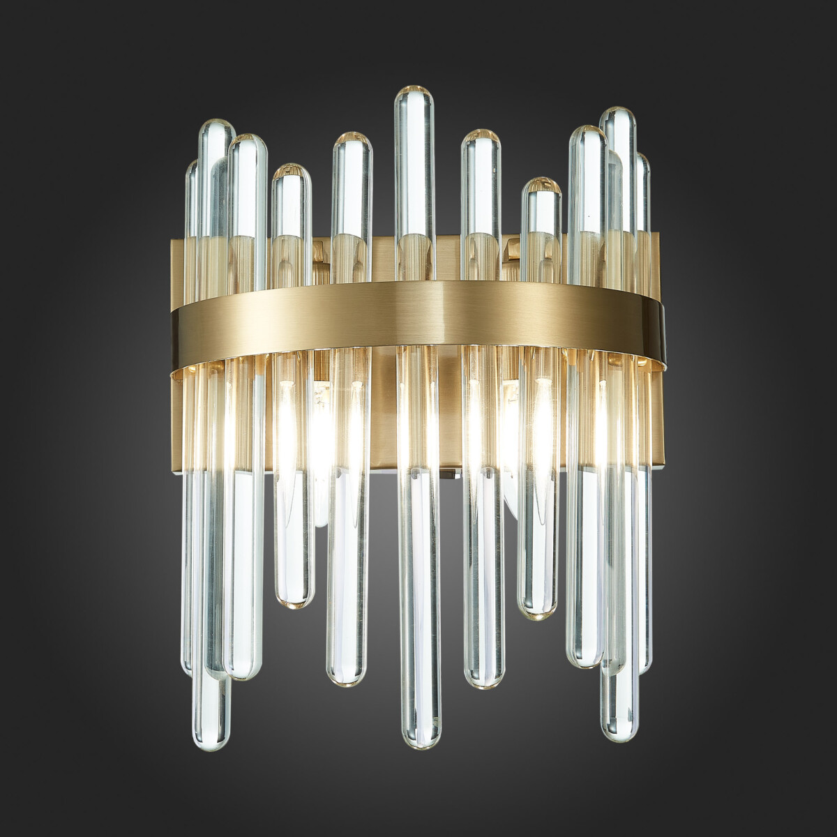 SL1167.301.02 Бра ST-Luce Латунь/Латунь, Прозрачный E14 2*40W TELLURIO — изображение 2