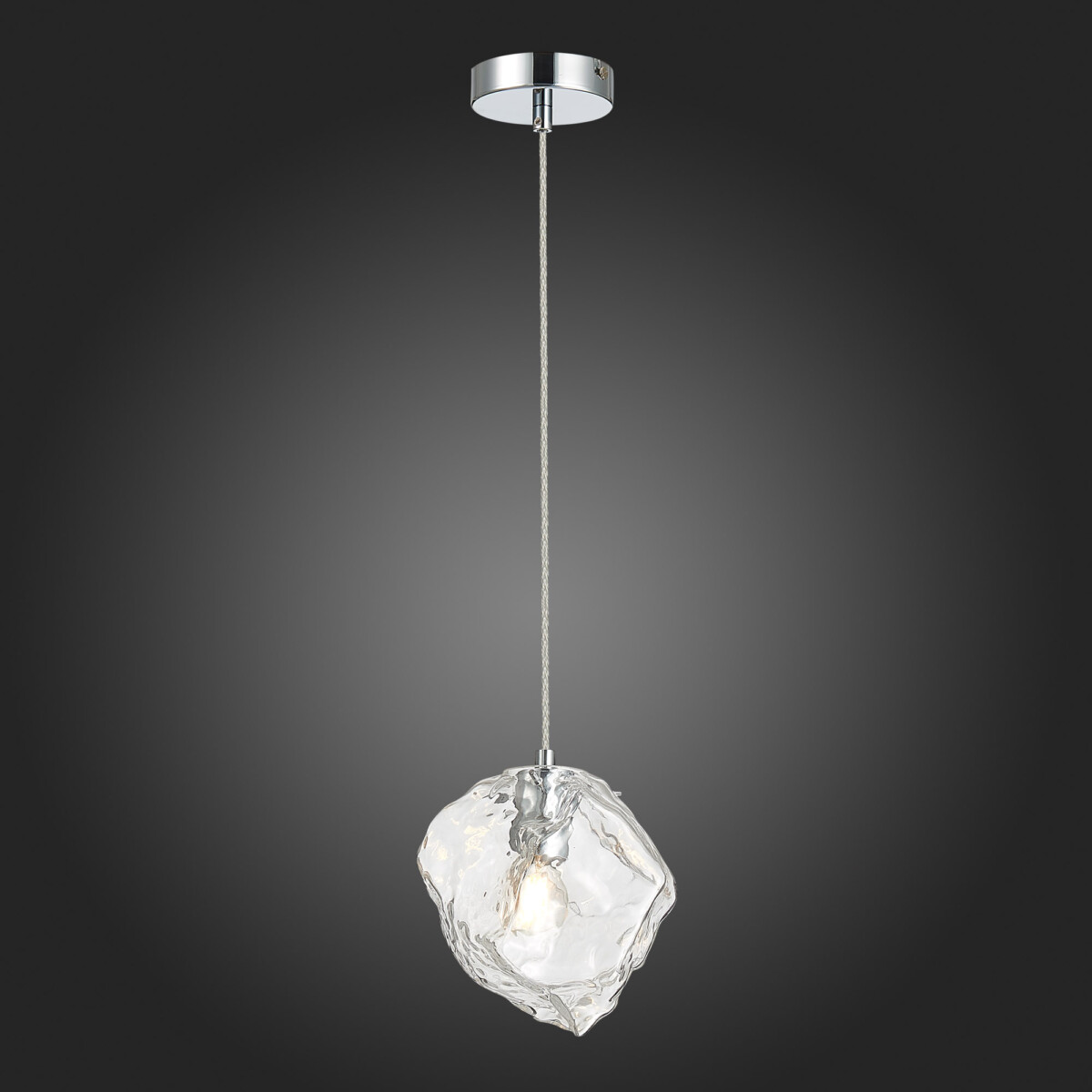 SL1175.103.01 Светильник подвесной ST-Luce Хром/Прозрачный E14 1*40W PORTICI — изображение 2