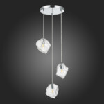 SL1175.103.03 Светильник подвесной ST-Luce Хром/Прозрачный E14 3*40W PORTICI — изображение 5