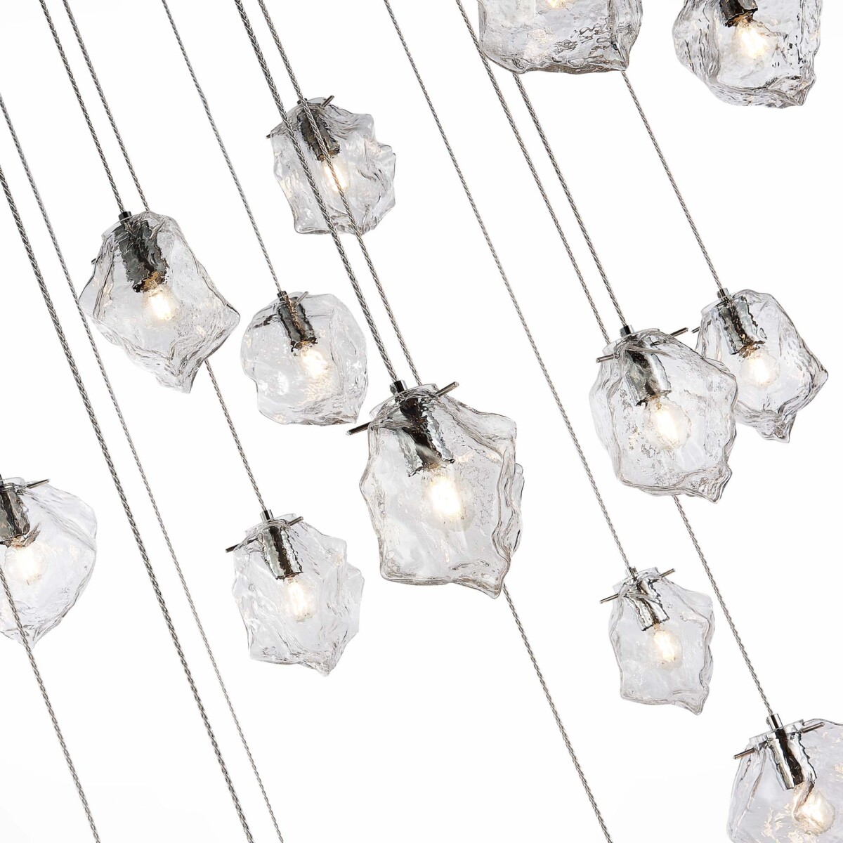 SL1175.103.18 Светильник подвесной ST-Luce Хром/Прозрачный E14 18*40W PORTICI — изображение 5