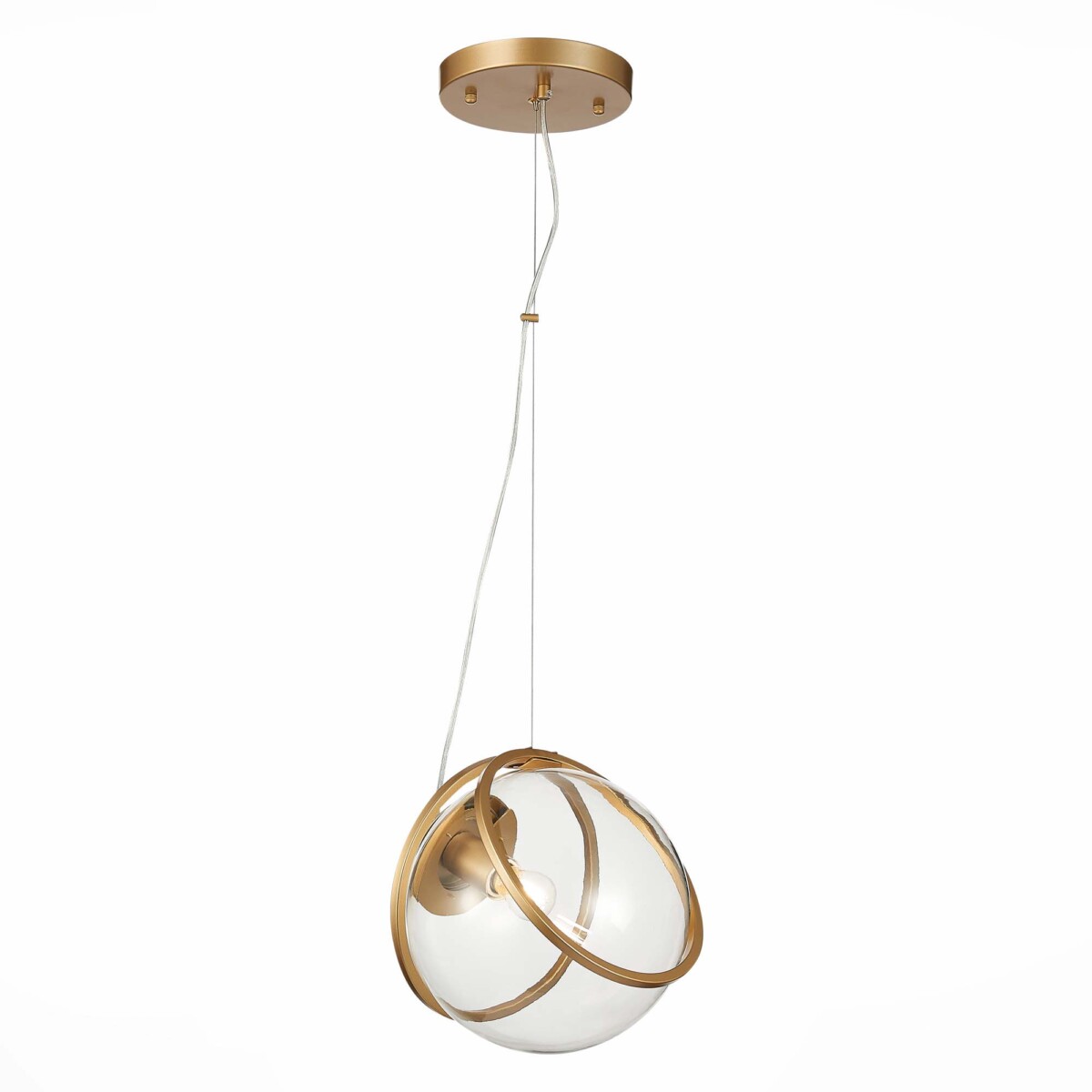 SL1181.313.01 Подвес ST-Luce Латунь/Латунь, Прозрачный E27 1*40W ACERRA — изображение 3