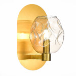 SL1188.301.01 Бра ST-Luce Латунь/Коньячный E14 1*40W IDESIA — изображение 3