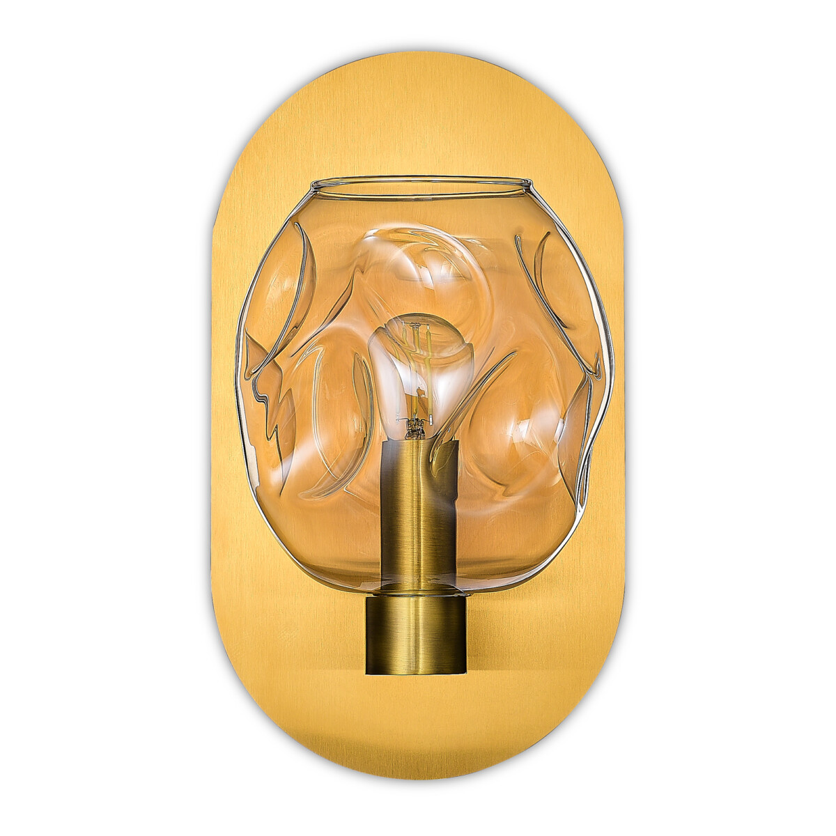 SL1188.301.01 Бра ST-Luce Латунь/Коньячный E14 1*40W IDESIA — изображение 6