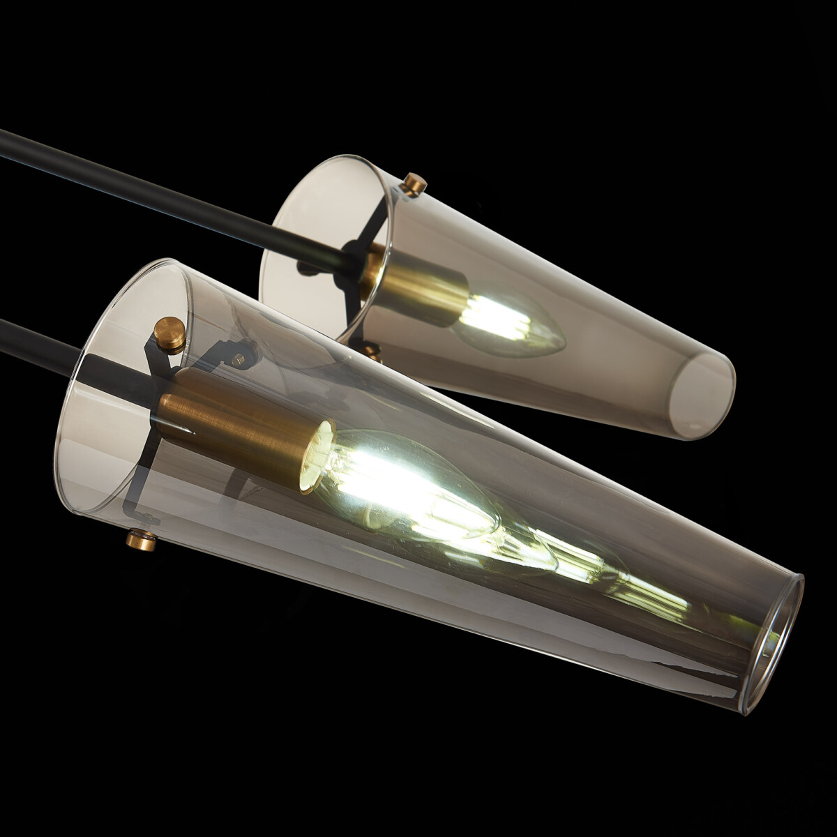 SL1209.302.06 Светильник потолочный ST-Luce Бронза,Черный/Дымчатый E14 6*40W MORAVE — изображение 7