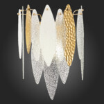 SL1224.201.02 Бра ST-Luce Золотистый/Прозрачный, Белый E14 2*60W LASTRA — изображение 2