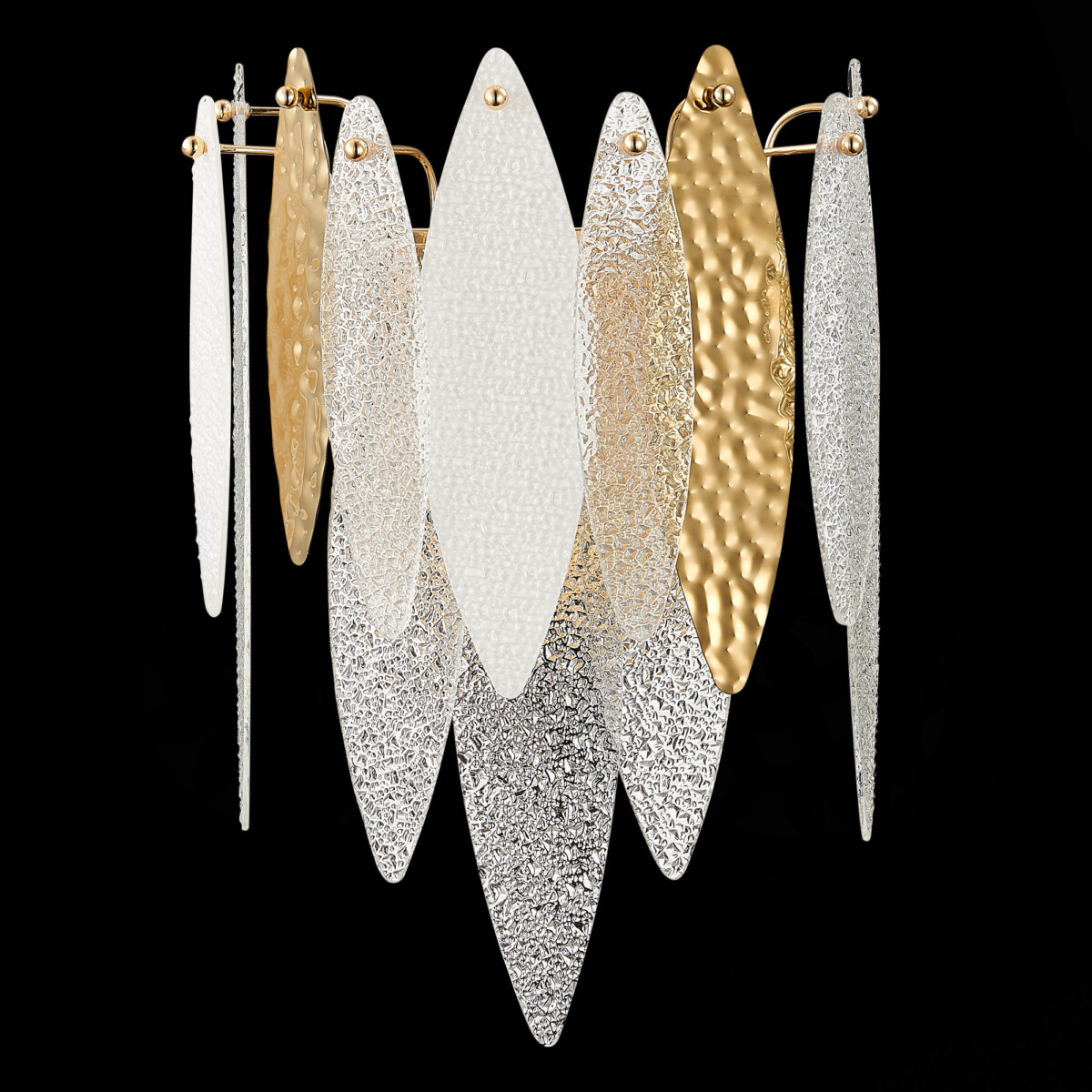 SL1224.201.02 Бра ST-Luce Золотистый/Прозрачный, Белый E14 2*60W LASTRA — изображение 4