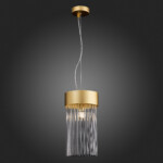 SL1225.203.01 Светильник подвесной ST-Luce Золотистый/Золотистый, Прозрачный E27 1*60W CONTATTO — изображение 8