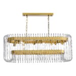 SL1228.203.08 Люстра подвесная ST-Luce Золотистый/Прозрачный E14 8*40W GROSSETO — изображение 5