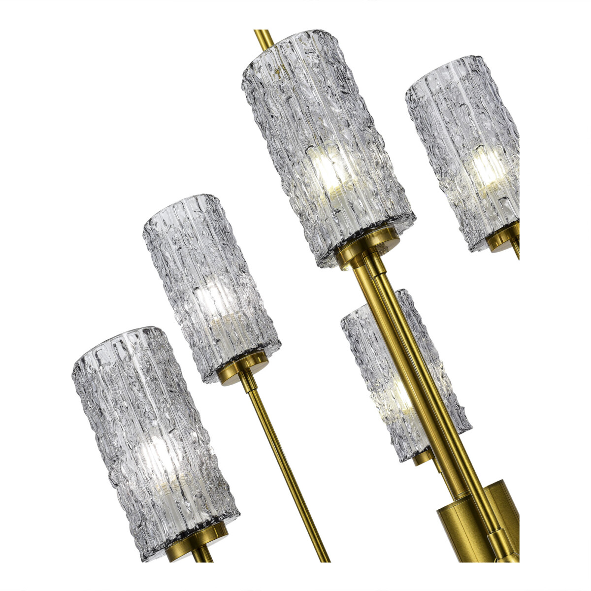 SL1240.303.06 Люстра подвесная ST-Luce Латунь/Дымчатый E27 6*60W GACCIOLO — изображение 3