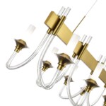 SL1241.213.08 Люстра подвесная ST-Luce Золотистый/Белый E14 8*40W VETRANO — изображение 3