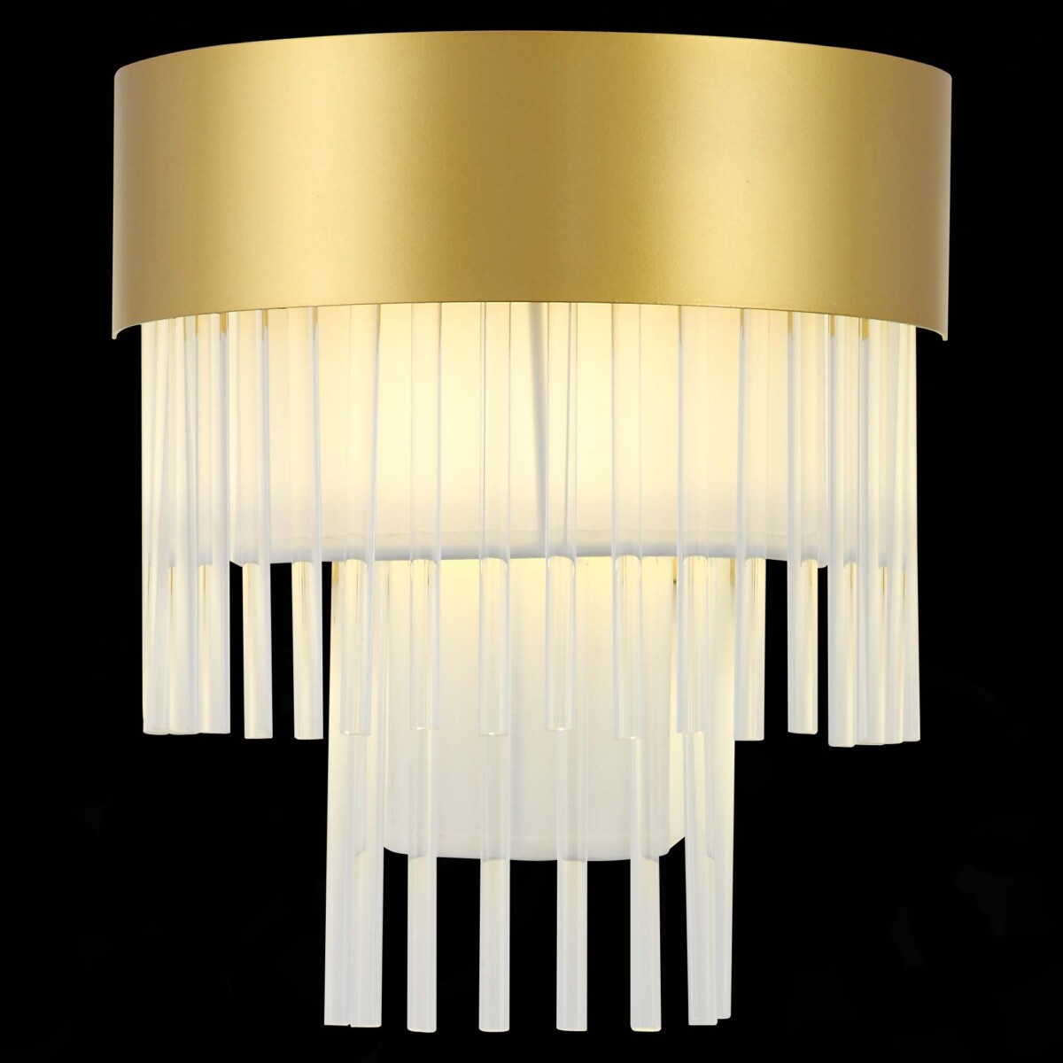 SL1352.201.01_01B SL1352.201.01 Бра ST-Luce Золотистый/Белый, Прозрачный E14 1*40W AVERSA — изображение 1