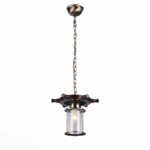 SL150.303.01 Светильник подвесной ST-Luce Бронза, Коричневый/Прозрачный с эфектом трещин E27 1*40W VOLANTINO — изображение 6