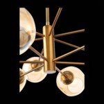 SL1500.203.12 Светильник подвесной ST-Luce Золотистый/Янтарный E14 12*40W FOVIA — изображение 7