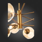 SL1500.203.12 Светильник подвесной ST-Luce Золотистый/Янтарный E14 12*40W FOVIA — изображение 8