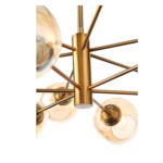 SL1500.203.12 Светильник подвесной ST-Luce Золотистый/Янтарный E14 12*40W FOVIA — изображение 9