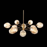 SL1500.203.12 Светильник подвесной ST-Luce Золотистый/Янтарный E14 12*40W FOVIA — изображение 13