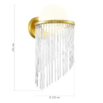 SL1511.201.01 Бра ST-Luce Золотистый/Белый E27 1*60W ALLEGRO — изображение 3