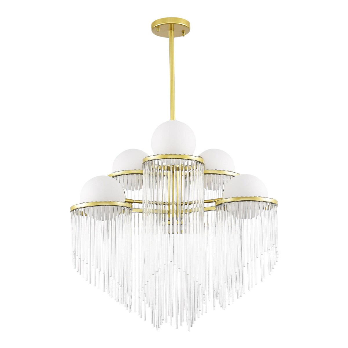 SL1511.203.06 Люстра подвесная ST-Luce Золотистый/Белый E27 6*60W ALLEGRO — изображение 2