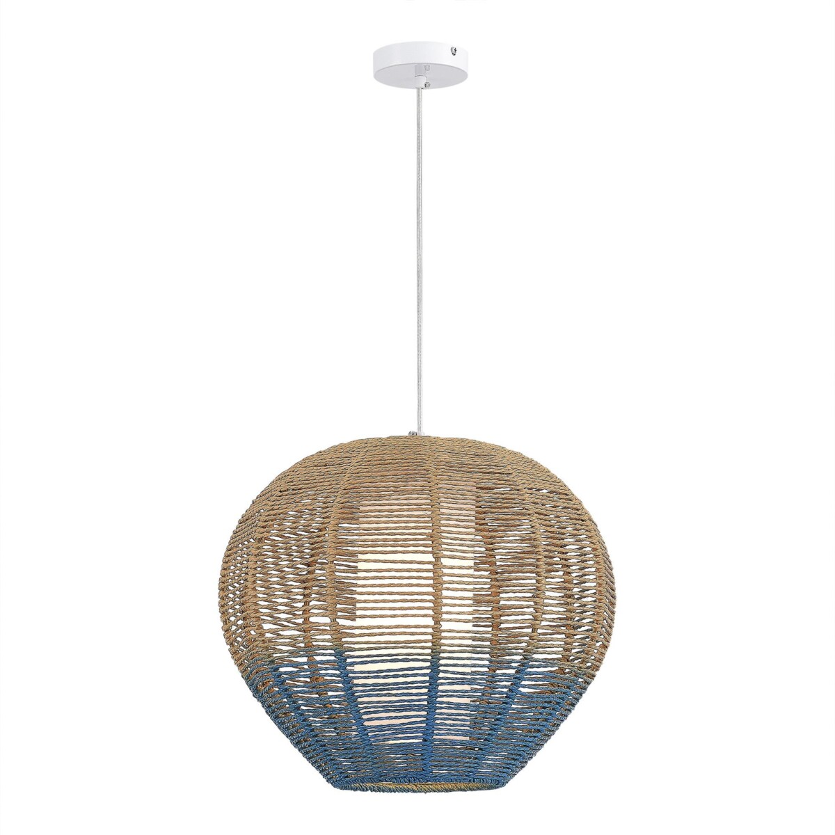 SL1514.513.01 Светильник подвесной ST-Luce Белый/Бежевый,Синий E27 1*40W VIMINI — изображение 1