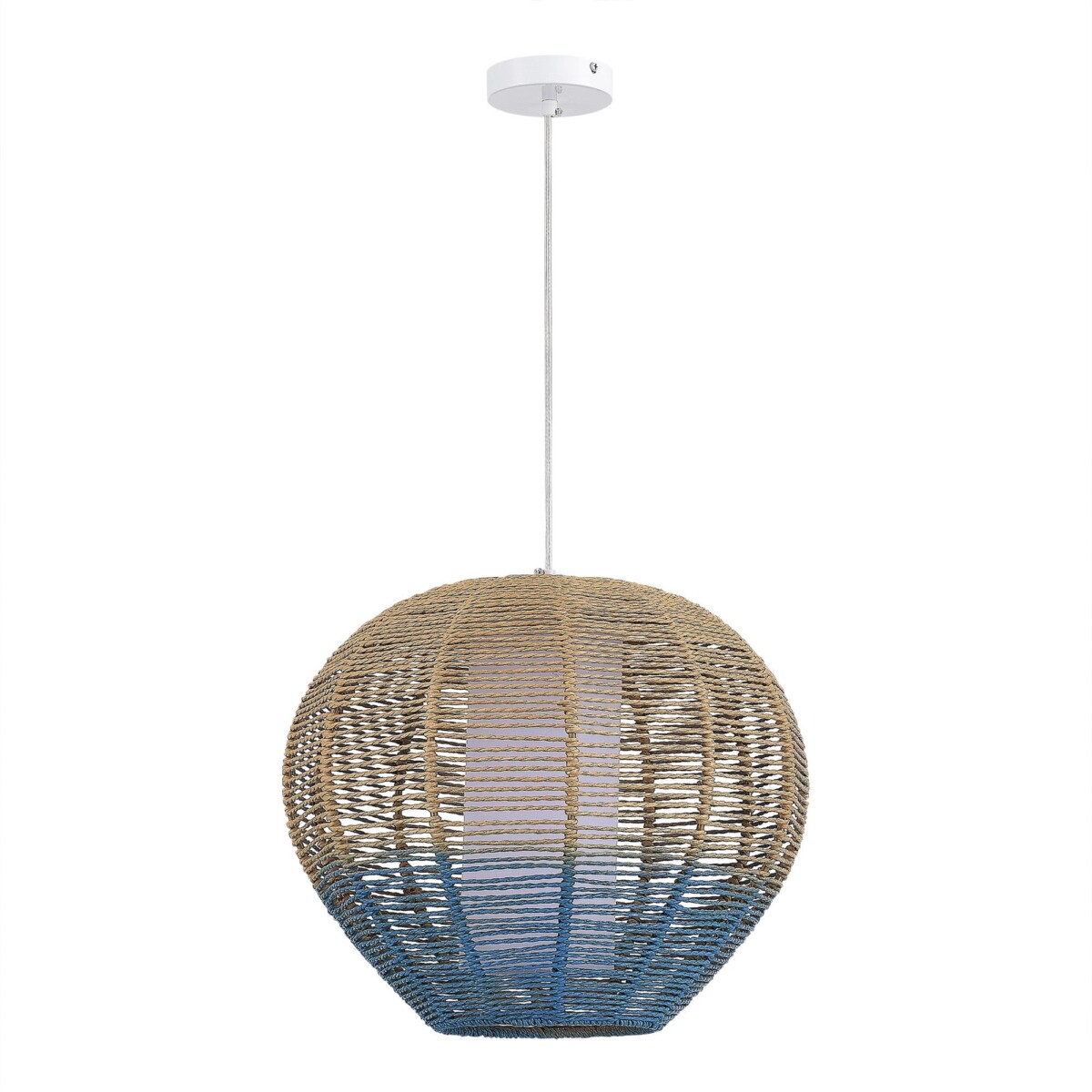 SL1514.513.01 Светильник подвесной ST-Luce Белый/Бежевый,Синий E27 1*40W VIMINI — изображение 2