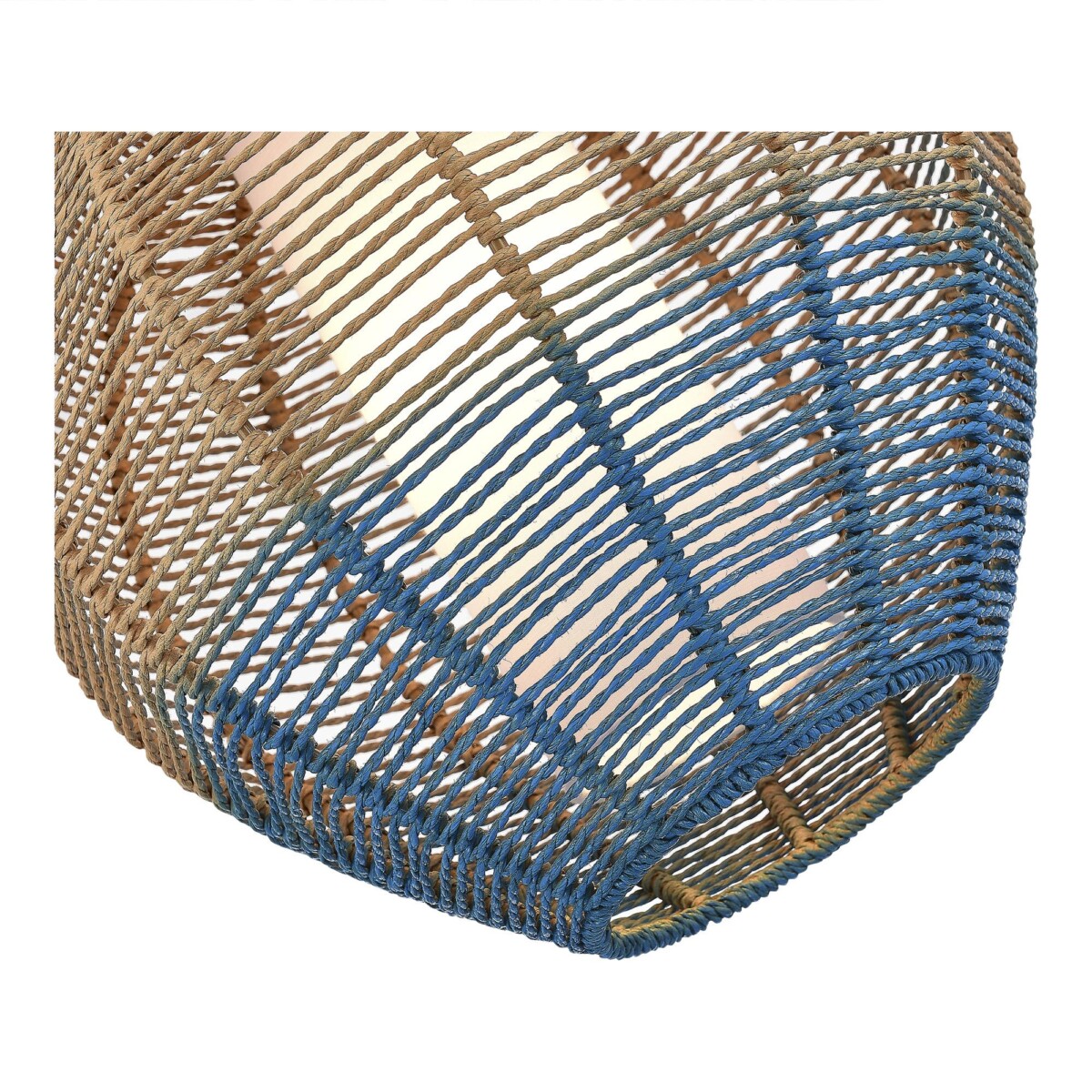 SL1514.513.01 Светильник подвесной ST-Luce Белый/Бежевый,Синий E27 1*40W VIMINI — изображение 3