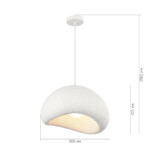 SL1522.523.01 Светильник подвесной ST-Luce белый/белый E27 1*60W WABI SABI — изображение 6