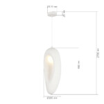 SL1522.533.01 Светильник подвесной ST-Luce белый/белый E27 1*60W WABI SABI — изображение 4