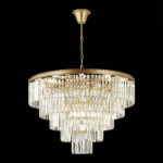 SL1624.203.15 Люстра подвесная ST-Luce шампань/прозрачный E14 15*40W ERCOLANO