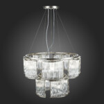 SL1627.103.11 Люстра подвесная ST-Luce Хром/Прозрачный E14 11*40W VELLETRI — изображение 8