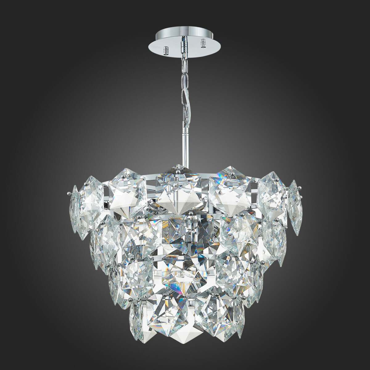 SL1631.103.06 Люстра подвесная ST-Luce Хром/Прозрачный E14 6*40W VITERBO — изображение 5